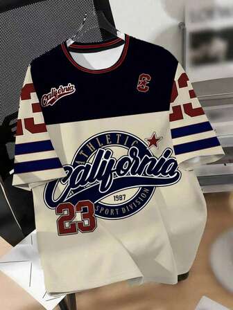 Camiseta deportiva personalizada para hombre, de verano 2025, casual, transpirable y que absorbe la humedad, para actividades al aire libre, letra P