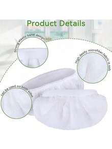 Universal Microfiber Cloth Cover For Handheld Steam Cleaner, Washable And Reusable Replacement Pad