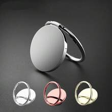 通用磁吸旋转手机支架，适用于三星手机，车载金属指环手机支架，兼容、安卓手机，生日礼物，送给家人、朋友的礼物，生日驾车配件，承重力强。 - 玫瑰金 - 查看 8