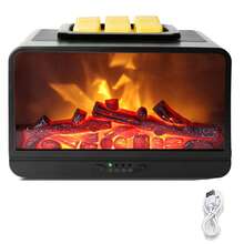 1/2pcs 3D Simulated Flame Wax Melting Lamp – PTC Electric Wax Warmer With Color-Changing LED, Aromatherapy Heater, Perfect Home Office Gift And Decoration - 1pcs - View 7