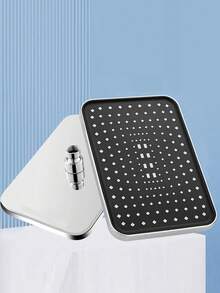 Đầu vòi sen vuông áp lực cao kiểu thác nước 11,8 inch, được làm từ nhựa bền, dễ vệ sinh và lắp đặt, thiết kế treo tường hiện đại, phù hợp cho phòng tắm gia đình, căn hộ dịch vụ, phòng tắm hiện đại, phòng tắm khu dân cư, phòng tắm thời trang và phòng tắm xe RV, cũng là một món quà lý tưởng cho dịp lễ. - quảng trường - Xem 12