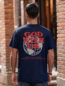 2025 Classic Men's Summer Short Sleeve T-Shirt| Comfortable Fit | Suitable For Work And Leisure | Multiple Color Options - Navy Blue - View 3