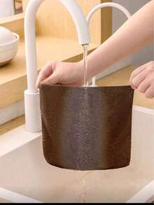 20pcs/40pcs Suction Dish Cloths, Dual-Use Kitchen Cleaning Rags, Washable/Non-Greasy/Highly Absorbent - Multicolor - View 6