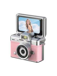 LK-027 复古迷你CCD相机，高清翻转屏，8GB存储卡+读卡器，便携式生日、圣诞节、感恩节、新年礼物 - 相機 + 8G內存卡+讀卡器 - 查看 15