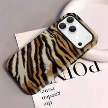 Tiger Skin Pattern, Suitable For IPhone17 Pro Max, 17Pro, 16Pro, 15, 14, 13, 12. Beautiful Phone Case |         Shockproof Protective Case |         Smart Phone Case, A Gift For Girls - 混合色1 - 查看 7