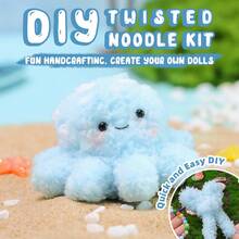 圣诞驯鹿手工DIY材料扭杆柔韧娃娃材料包法兰绒珊瑚绒雪尼尔毛毡棒可爱娃娃迷你动物牦牛熊狐狸鲨鱼加密多功能花束礼品钥匙扣艺术项目卧室吊坠装饰圣诞节毕业生日 - 動物A組 - 查看 10