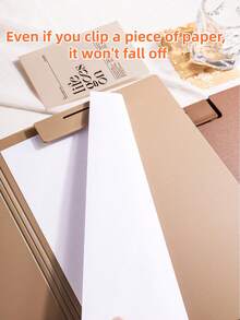 A4文件袋，优雅书写板夹，360°旋转多功能办公文件袋，横竖两用便携设计，简约实用绘图板，办公学习必备工具，可折叠文件袋，多用途商务文件袋，适用于学生、办公室、家庭、学校、学习用品、办公用品、返校必备（含贴纸） - 彩色 - 查看 7