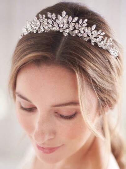 1pc Pearl & Rhinestone Hairpin, Handmade Elegant Bohemian Style Bridal Hair Accessory For Women