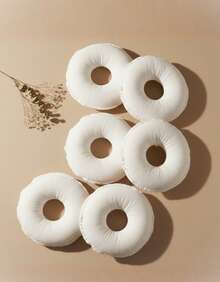 Kit Of 6 Breastfeeding Pads, 3 Pairs, Hypoallergenic Cotton Fabric, Breast Protector - trắng - Xem 6