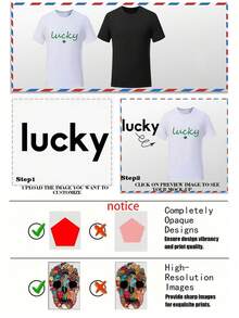 Customized Loose T-Shirt For St. Patrick's Day, Family Gathering, Group Outfit - Customize Your Text And Photos/Couples/Family/Pets/Friends, Autumn Tops