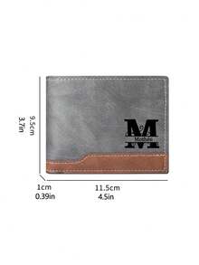 1pc Custom Engraved Wallet | Personalized Letter Name Engraving, A Small Bag/Coin Purse, Personalized Gift Package,Birthday Present, Unisex Multi-Card Slot Zippered Wallet, Durable Casual Design, Ideal For Valentine'S Day, Anniversary, Birthday Gifts, Faux Leather - Multicolor - View 10