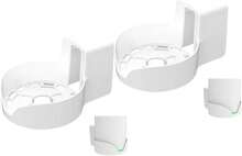 Bangcheer - Soporte de pared para TP-Link, Deco X20 X60 X50 X55 WiFi 6 soporte de pared con organizador de cables, sistema WiFi de malla para el hogar, soporte resistente que ahorra espacio TP-Link router soporte de pared (paquete de 2) - negro - Ver 1