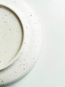 2pcs 7.5-Inch Ceramic Round Patterned Plates, Minimalist Large Dinner Plates, Salad Plates And Steak Plates Tableware Set, Dessert Plates, For Home Kitchen, Dining Room, Parties, Oven And Microwave - Multicolor - View 9