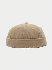 Mũ len không vành điều chỉnh được, có khóa cài, có thể giặt, dùng được cho cả nam và nữ. - Nhiều màu - Xem 5