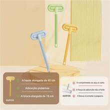 2-in-1 Haustier-Haarentferner Bürste - waschbar und wiederverwendbar, geeignet zum Entfernen von Hundehaaren auf Teppichen und Sofas, effektiv zum Entfernen von klebrigen Katzenhaaren auf Sofas, Betten und Teppichen, Haustier-Reinigungswerkzeug, Langstiel-Handbürste zum Entfernen von Hund- und Katzenhaaren, geeignet zum Reinigen von Haaren auf Teppichen, Bettwäsche, Kleidung, Sofas und Möbeln. - Verschiedenfarbig - Übersicht 6