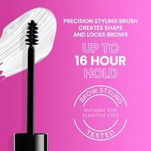 Professional Makeup Brow Glue, Extreme Hold Eyebrow Gel Waterproof Styling Cream Long Lasting Fixing Brow Make Up Natural Wild Brow Pomade Setting Gel With Brush - Nhiều màu - Xem 4