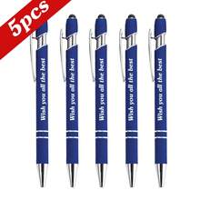 1-36pcs Customized Metal Retractable Ballpoint Pen + Stylus Pen Set | Anti-Slip Grip | Smooth Writing Medium Tip | Compatible With Smartphones/Tablets/Office Devices | Engraved With Name/Date/Logo | Suitable For Students/Teachers/Office Workers | Back-To-School Gift | Teacher's Day/Mother's Day Gift | Multi-Scenario Applicable (Classroom/Dorm/Business Meeting) - Nhiều màu - Xem 8