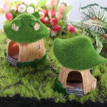 1个水族箱蘑菇屋鱼洞虾藏身处爬行动物仓鼠之家鱼缸造景 - A - 查看 1
