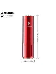 SUANGL Rechargeable Wireless Tattoo Gun Kit, 10/20 Tattoo Needle Ink Set, A Complete Wired Tattoo Machine Kit And Tattoo Supplies As A Gift Suitable For Beginners And Tattoo Artists Wireless Tattoo Gun Kit, Portable Tattoo Gun Set, 1000mAh Rechargeable Lithium Battery, 5-Hour Battery Life, Digital Screen Display, Complete Tattoo Gun Set Suitable For Beginners And Tattoo Artists, For Gift Wireless Tattoo Machine - Nhiều màu - Xem 9