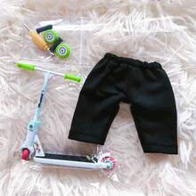 1pc Finger Skateboard Toy Set, Mini Finger Skateboard Scooter - Multicolor - View 6