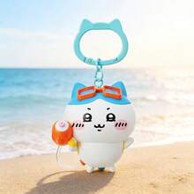 Miniso 1个千川雨衣吊坠，可爱轻巧的装饰配件，适合日常佩戴，也是完美的生日礼物，采用PVC材质制成。 - 彩色 - 查看 3