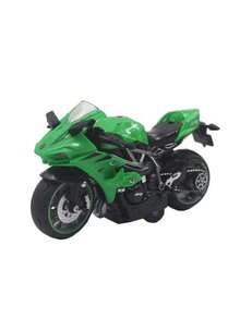 2025 New Kawasaki HR2 Alloy Motorcycle Model - Motorcycle Toy - Children's Toy Motorcycle - Birthday Gift - Easter Gift - Holiday Gift - Perfect Gift - Present - Multicolor - View 10