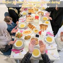 4pcs Gold Napkin Rings, Rhinestone Moon & Star Metal Napkin Holders, Eid Mubarak Napkin Rings, Napkin Clips, Eid Mubarak Table Decor, Muslim Theme Party