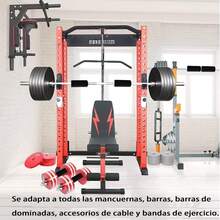 Sportisimo - Agarres de Barra (par) - Empu?aduras Gruesas 2.5 cm x 12 cm - Goma Antideizante para Levantamiento y Culturio - Mejora Agarre y Estabilidad - negro - Ver 4