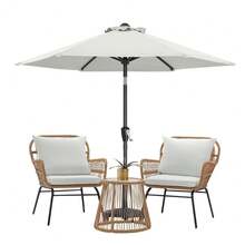 Patio Umbrella For Outdoor Market Table (7.5ft,Light Beige),7.5FT,Lightbeige - LightBeige - View 1