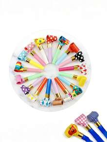 10/20/50 صفارة عشوائية الألوان، هدايا عيد الميلاد وعيد الحب والسنة الجديدة، أدوات تشجيع للمسابقات والأحزاب، إكسسوارات لأجواء حفلات الزفاف