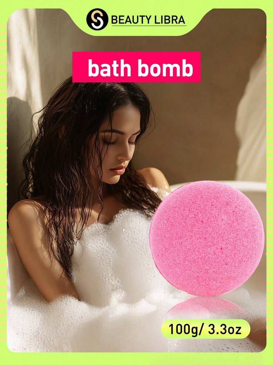 STENDERS 泡澡球套装 - 大量天然泡澡球，适合儿童/女士/男士，独立包装，手工制作，有机沐浴用品，放松套装 - 适合生日、圣诞节、母亲节，100克/3.3盎司 - 桃色 - 查看 1
