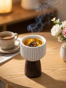 White Resin Incense Burner,Mini Bakhoor Burner, It Can Be Used For Home Decoration, Decoration In Offices, During Festivals And In Yoga Studios, Etc. It Can Also Be Used For Aromatherapy. Moreover, It Can Serve As A Holiday Gift, A Back-To-School Gift, A Souvenir Or A Living Room Accessory.Bestfriend Gifts,Gift For Woman Winter Gift Wedding Gifts - Multicolor - View 14