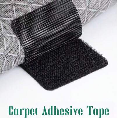 20片/40片装地毯防滑夹，强力防卷曲防滑胶带，沙发垫固定器，双面地毯夹，防止地毯移位和卷曲，可重复使用的防滑地毯胶带，防滑固定器，适用于硬木、瓷砖和大理石地板地毯垫，双面地毯固定器，用于固定地毯边缘