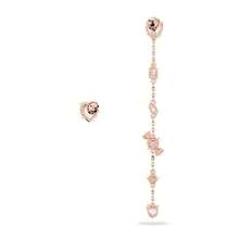 SWAROVSKI GEMA Romantic Sweet Candy Heart Earrings, Asymmetrical Earrings, Birthday Gift, Christmas Gift, For Mom, Lover, Wife, Or Yourself - Colorful - View 3