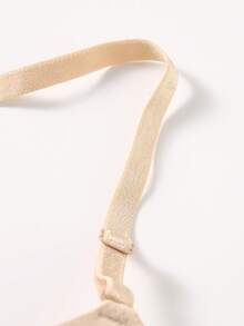 Hersunei 女士前扣式钢圈文胸，蕾丝镂空后背设计 - 背部曲线流畅，塑形提拉，性感舒适，适合日常穿着和特殊场合 - 米色 - 查看 5