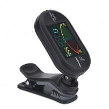 Flanger FT-12C Colorful Screen Tuner with Clip Mount for Guitar Bass Ukulele Violin - Negro - Ver 1