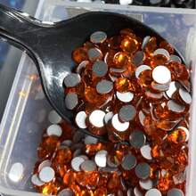 SS3-SS60 Red Series Deep Red Color High-Quality Glass Flat Bottomed Diamond With 12 Equal Cut Surfaces, Suitable For DIY Jewelry, Clothing, And Other DIY Projects - Multicolor - View 5