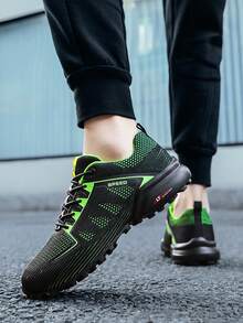 Men's Cycling Shoes, Breathable Lightweight Bicycle Shoes, Outdoor Biking Shoes, Water Shoes, Trail Running Shoes, Thick Sole Fitness Shoes, Treadmill Shoes, Big Size 45-47 - Black - View 4