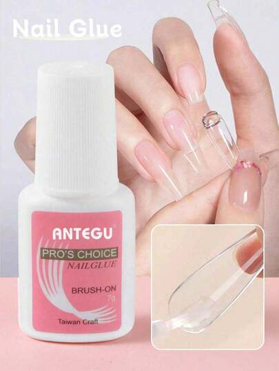 多功能美甲切片膠,選擇2g/7g/20g,快速乾燥,持久耐用,適用於帶鑽石或切片的指甲,沙龍專用膠,1入組