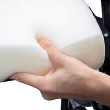 QSCDMI Seat Cushion for Wheelchairs Mobility Scooters Office and Kitchen Chairs or Car Seats to Add Support and Comfort while Reducing Pressure and Stress on Back 2 inches thick 16 x 18 Navy Blue - 4 pulgadas de espesor - Ver 7