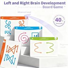 hoojojo 1 pieza Herramienta de desarrollo del hemisferio izquierdo del cerebro, 3 tamaños, juego de entrenamiento avanzado, ayuda didáctica de rompecabezas, herramienta para coordinación mano-cerebro y expansión del pensamiento, práctica de habilidades motoras finas, asistencia de interacción sensorial de control de bolígrafo, suministros de educación Montessori, esencial de vuelta a clases, ayuda didáctica para maestros, suministros de aprendizaje, adecuado para el aula, juegos en el hogar, reuniones grupales - Multicolor - Ver 3