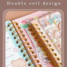 1pc Vintage Capybara Themed Spiral Notebook - Cartoon Animal Mini Notepad With Hard Cover, Portable Pocket Memo Pad,Suitable For Office Notes, Classroom Rewards, Ideal Birthday Gifts, Party Gifts, Holiday Gifts, Back To School Gifts(Random Style) - Multicolor - View 7
