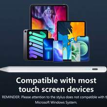 Rechargeable Touch Stylus Pen - Universal Stylus Pen With USB Charging, Compatible With Apple Pencil, Windows And Mobile Phones, Available In 4 Colors, Android Compatible Stylus Pen | Modern Stylus Pen Design | Durable Stylus Tip, Stylus Pen Battery Capacity 90mAh - Multicolor - View 5