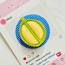 1pc Fruit Themed Magnetic Phone Holder, Retractable Slouchy Desktop Stand - Multicolor - View 4