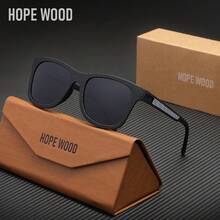 HOPE WOOD HOPEWOOD 经典复古长方形眼镜，时尚眼镜，男女通用驾驶眼镜 - A - 查看 9