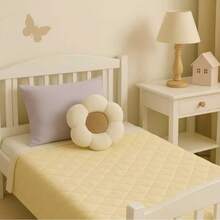 Daisy Flower Shaped Ultra Soft Plush Seat Cushion / Floor Pillow - 45x45 Cm - Made In Turkey