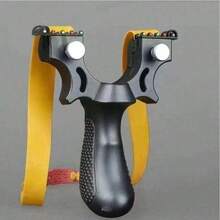 1pc High Precision Outdoor Competition Slingshot, Rubber Band Slingshot (Rubber Band Color Random)