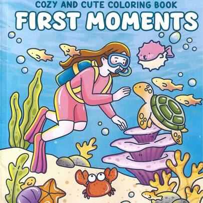 1本温馨可爱的涂色书《初次体验》：成人和青少年涂色书，以超级可爱的动物角色为特色，设计简单易上手，适合放松身心，也是青少年玩具和涂色书的礼物，适合男孩和女孩。12色绘画套装（默认不含笔），是返校季的理想学习用品。