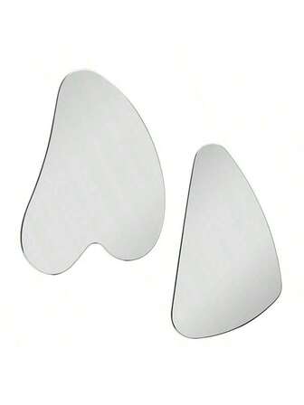 不锈钢刮痧板，心形面部淋巴按摩刮痧工具，面部颈部拔罐美容按摩板，美容，护肤产品，水疗，自我护理，护肤工具，面部护理，美容师用品，按摩，面部按摩工具，面部滚轮