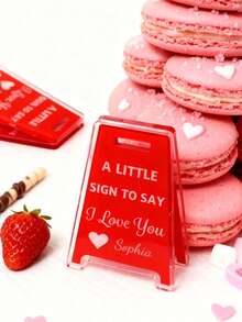 1/3/5pcs Custom I YOU Sign Acrylic Photo Folder, Valentine's Day Gifts For Her, Him,Souvenirs,Exquisite Accessories Pendant, Gift For Friends, Family, Couples, Unique Souvenir Gifts, Suitable For Birthdays, Weddings, Parties, Anniversaries, Creative Decorative Accessories ,Personalized Accessory. - Multicolor (style 1) - View 10